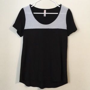LuLaRoe Classic T- small- black & white